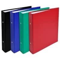 Exacompta Ring Binder 51070E Polypropylene Covered Card A4 25 mm 2 ring Assorted Pack of 20