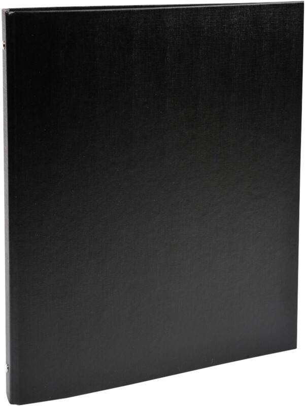 Exacompta 15 mm Ring Binder PP (Polypropylene) A4 4 Rings Black 51151SE Pack of 20