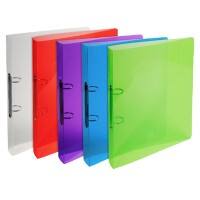 Exacompta Ring Binder Polypropylene A4 2 ring 30 mm Assorted Pack of 20