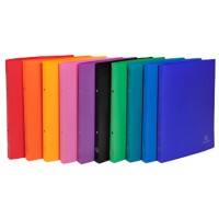 Exacompta Ring Binder Opaque 54199E Polypropylene A4 2 ring 15 mm Assorted Pack of 20
