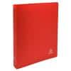Exacompta Ring Binder Opaque 512805E Polypropylene A4+ 30 cm 4 ring Red Pack of 20