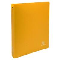 Exacompta Ring Binder Opaque 512809E Polypropylene A4+ 30 mm 4 ring Yellow Pack of 20