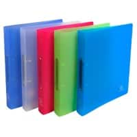 Exacompta Ring Binder Chromaline 54369E Polypropylene A4 30 mm 2 ring Assorted Pack of 10