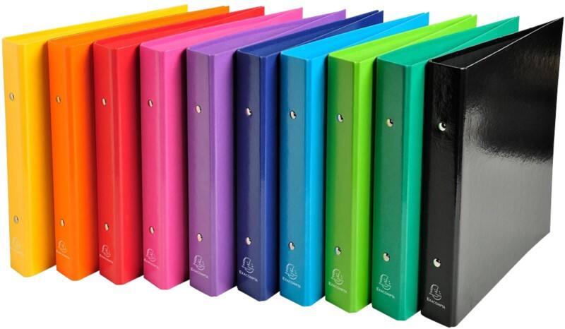 Exacompta Iderama 25 mm Multipart File Cardboard 2 Rings Assorted 529E Pack of 10