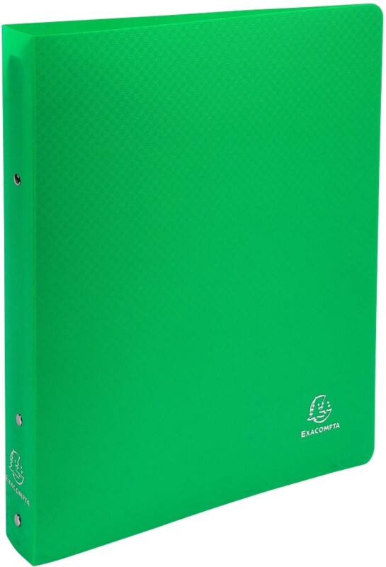 Exacompta Opak 30 mm Ring Binder PP (Polypropylene) A4 2 Rings Lime 54693E 1Pack of 5