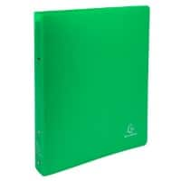 Exacompta Ring Binder 54693E Semi Rigid Polypropylene A4+ 30 mm 2 ring Lime Pack of 15