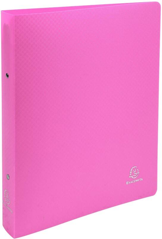 Exacompta Opak 30 mm Ring Binder PP (Polypropylene) A4 2 Rings Pink 54694E 1Pack of 5