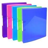 Exacompta Ring Binder Iderama 54780E Polypropylene A4 30 mm 2 ring Assorted Pack of 15