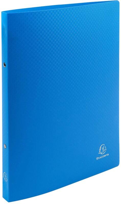 Exacompta Opak 15 mm Ring Binder PP (Polypropylene) A4 2 Rings Blue 54192SE Pack of 25