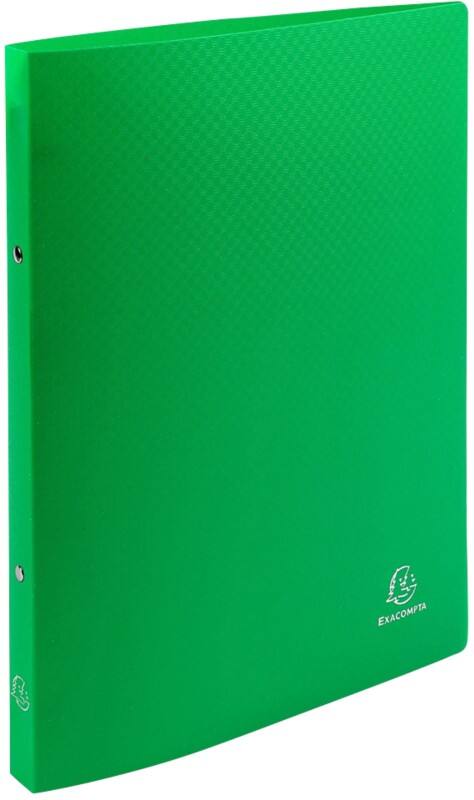 Exacompta Opak 15 mm Ring Binder PP (Polypropylene) A4 2 Rings Green 54193SE Pack of 25