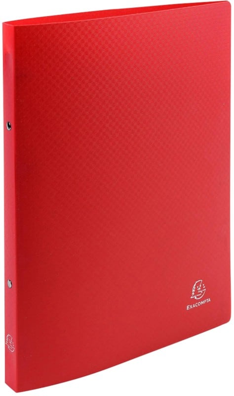 Exacompta Opak 15 mm Ring Binder PP (Polypropylene) A4 2 Rings Red 54195SE Pack of 25