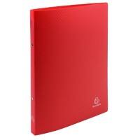 Exacompta Ring Binder Opaque 54195SE Polypropylene A4 15 mm 2 ring Red Pack of 25