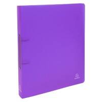 Exacompta Ring Binder Chromaline 54366E Polypropylene A4 30 mm 2 ring Purple Pack of 15