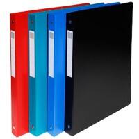 Exacompta Ring Binder Opaque 51290E Polypropylene A4 20 mm 4 ring Assorted Pack of 15