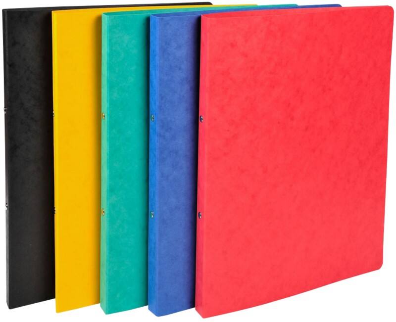 Exacompta 15 mm Ring Binder Pressboard A4 2 Rings Assorted 54250E Pack of 20