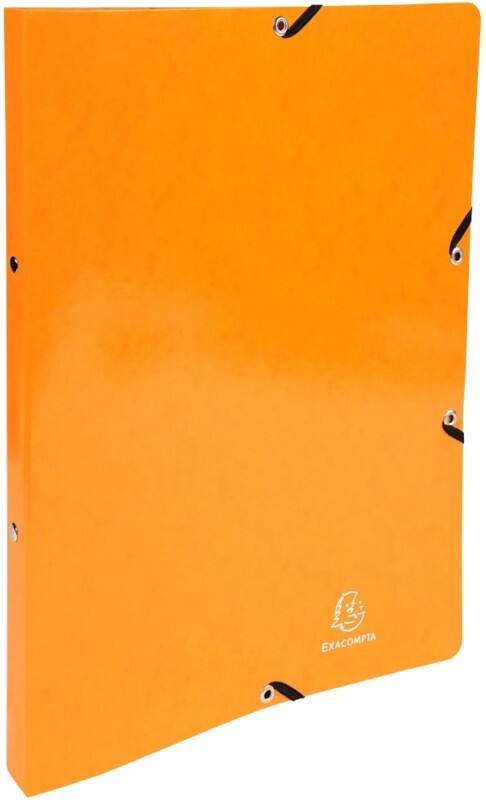 Exacompta Iderama 15 mm Ring Binder Board A4 2 Rings Orange 54884E Pack of 20