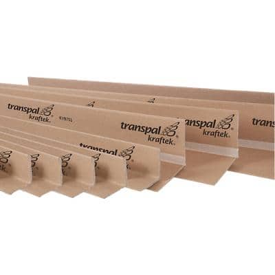 Transpal Kraftek Edge Protection 1500 (L) x 50 (W) x 3 (D) mm Brown Pack of 50