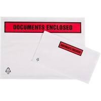 tenza Document Enclosed Envelopes C5/A5 225 (W) x 165 (H) mm Printed Transparent Pack of 1000