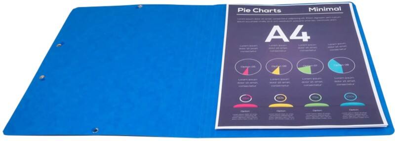 Exacompta Elasticated Folder 5590E Assorted Molted Pressboard 24 x 32 cm Pack of 20