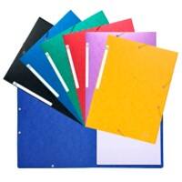 Exacompta Elasticated Folder 5590E Assorted Molted Pressboard 24 x 32 cm Pack of 20