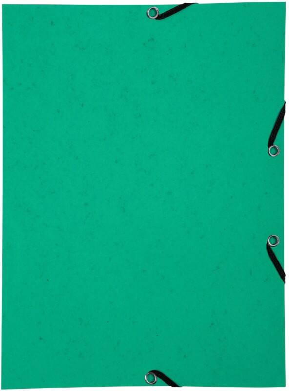 Exacompta Elasticated Folder 55463E Green Card Pack of 50