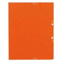 Exacompta Elasticated Folder 55464E Orange Card 24 x 32 cm Pack of 50