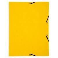 Exacompta Elasticated Folder 55469E Yellow Card Pack of 50