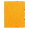 Exacompta Elasticated Folder 55469E Yellow Card Pack of 50