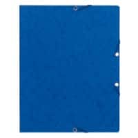 Exacompta Elasticated Folder 55462E Blue Card Pack of 50