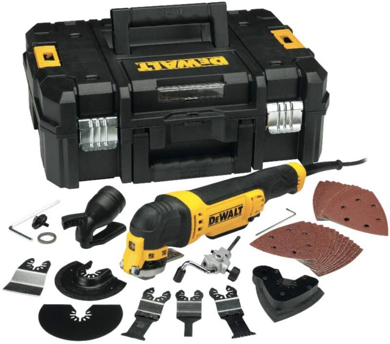 DeWALT DEW315KT-GB Oscillating Multi-tool Corded 300 W 240 V Brushed
