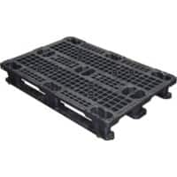 EXPORTA Polypropylene Distribution Pallet 80 (W) cm Black Stack of 5