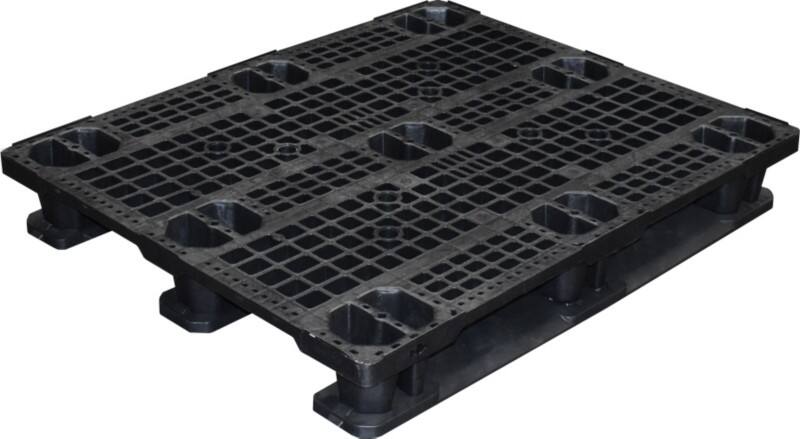 EXPORTA Polypropylene Distribution Pallet 100 (W) cm Black Stack of 5