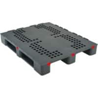 EXPORTA High Density Polyethylene Pallet 100 (W) x 15.5 (H) cm Grey Stack of 5