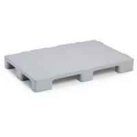 EXPORTA High Density Polyethylene Pallet 80 (W) x 13 (H) cm Grey Stack of 5