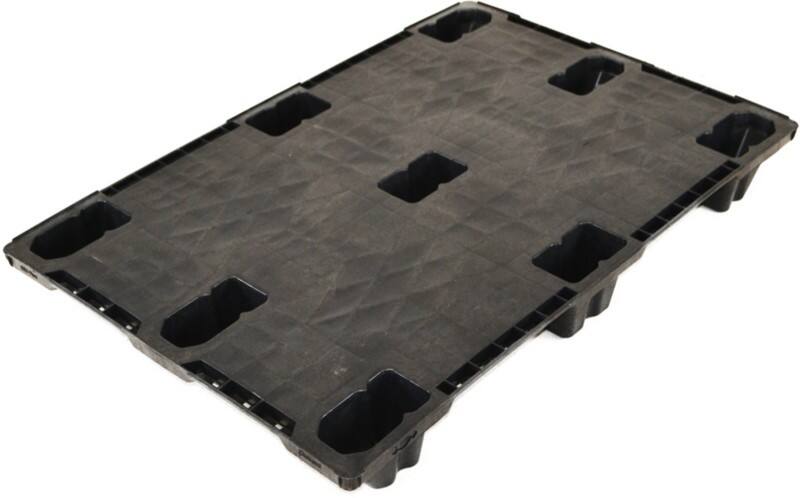 EXPORTA Ultimate Nesting Euro Plus Pallet Closed Deck Polypropylene 1200 (L) x 800 (W) Stack of 5