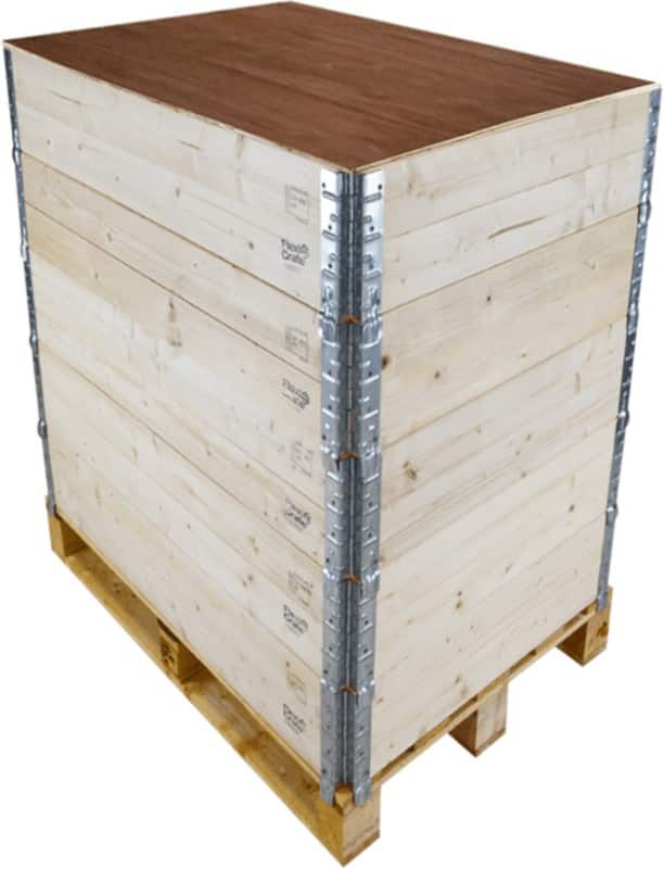 EXPORTA Flexi-Crate Wooden Half Euro Pallet 5 Collar Kit 800 (L) x 600 (W)