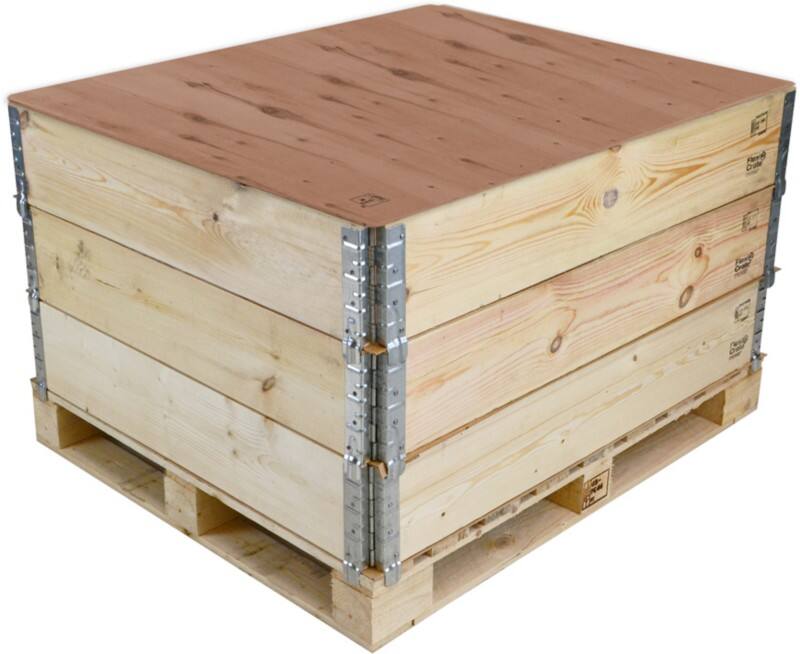 EXPORTA Flexi-Crate Wooden Standard Pallet 3 Collar Kit 1200 (L) x 1000 (W) mm
