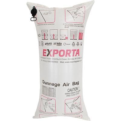 EXPORTA Dunnage Fast Flow Air Bags Woven Polypropylene 1200 (L) x 600 (W) mm Pack of 10