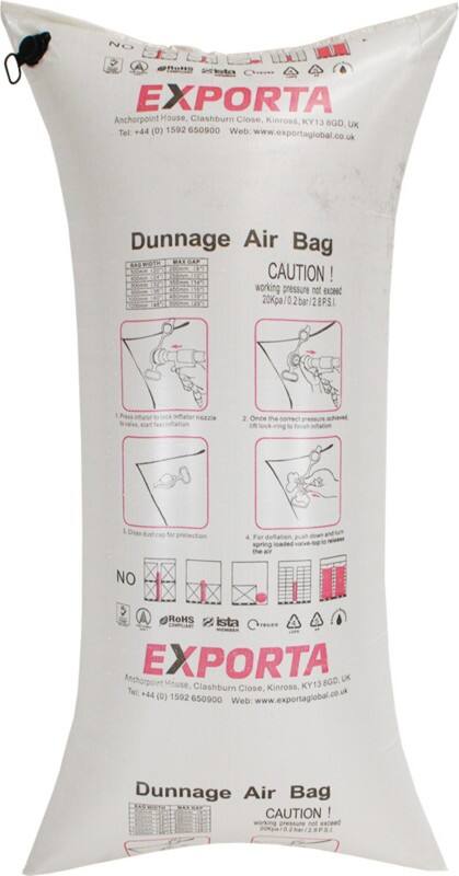 EXPORTA Dunnage Fast Flow Air Bags Woven Polypropylene 1800 (L) x 900 (W) mm Pack of 10