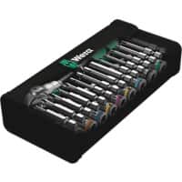 Wera 8100 Sa 6 Zyklop Speed Ratchet Metric Set 1/4in Drive