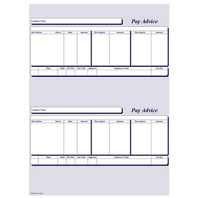 Pukka Pad Payslips SGE010* A4 Perforated 21 x 29.7 cm Pack of 500