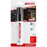 edding 4090 Chalk Marker Black Extra Broad Chisel 4-15 mm