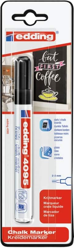 edding 4095 Chalk Marker Medium Bullet 2-3 mm Black
