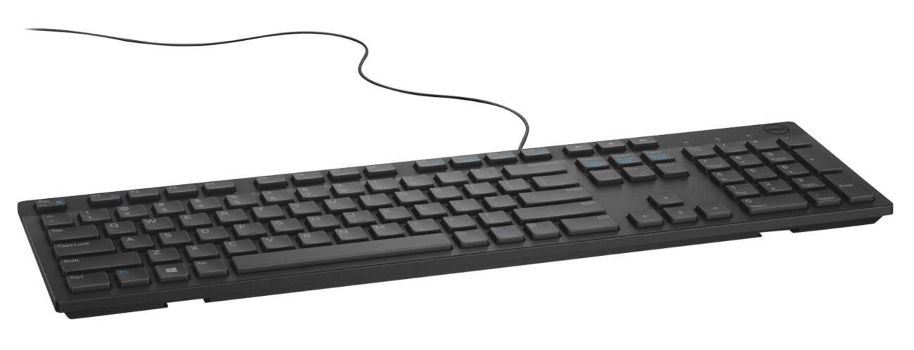 Dell Keyboard Wired QWERTY (GB) Black KB216