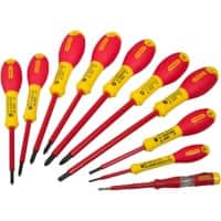 Stanley Fatmax VDE Insulated Pozidriv, Parallel, Flared Screwdriver Set Pack of 10