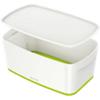 Leitz MyBox WOW Storage Box 5 L White, Green Plastic 31.8 x 19.1 x 12.8 cm