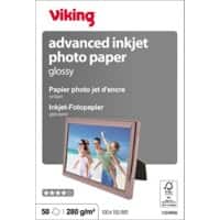 Office DEPOT 1059906 Photo Paper Glossy 100 x 150mm 280gsm White Pack of 50