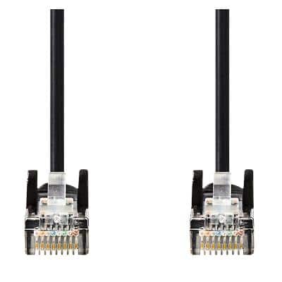 Nedis CCGP85100BK05 CAT5e UTP Network Cable RJ45 Male to RJ45 Male 0.5 m Black
