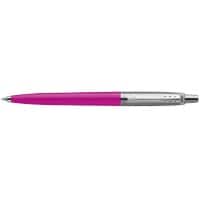 Parker Jotter Retractable Ballpoint Pen 0.5 mm Medium Magenta, Silver 2075996
