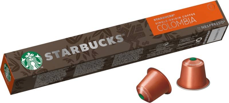 Starbucks single-origin colombia caffeinated ground coffee pods